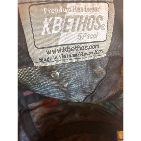 Kbethos Floral Pattern 5 Panel Cap Tropical Skater Y2K 90's Style - Picture 4 of 4